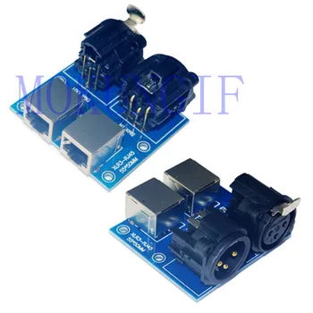 

XLR3-RJ45 DMX512 Relays connector,DMX512 RJ45 connector to XLR3 use for DMX-Relays controller led decoder DMX 512 controller