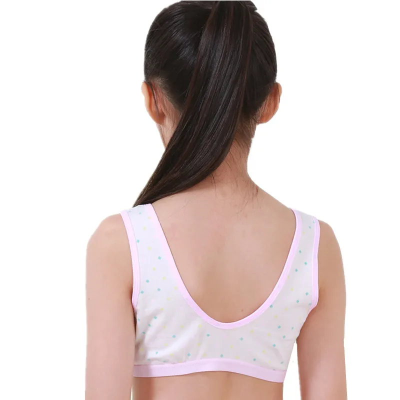 Puberty teenager tank top underwear set for girls 05