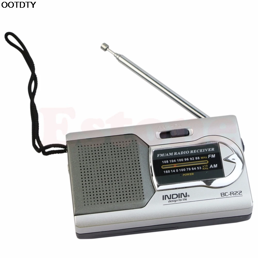 1 шт. новый тонкий AM/FM радио мини антенна мировой приемник динамик новости слушать