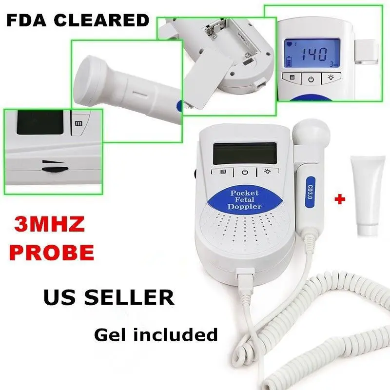 

Contec New Fetal Doppler Baby Heart Monitor,Fetal doppler for Pregnant woman Sonoline B 3MHZ Probe