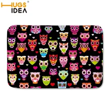 HUGSIDEA современный кухонный коврик с совой Нескользящие Коврики для гостиной, балкона, ванной комнаты, фланелевый ковер коврик для ванной, коврики для спальни, Tapete