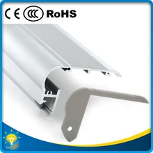 UnvarySam 10 метров/10 шт 1 метр алюминиевый светодиодный профиль для лестницы Светильник подходит для кинотеатра алюминиевый Слот для светодиодной ленты светильник