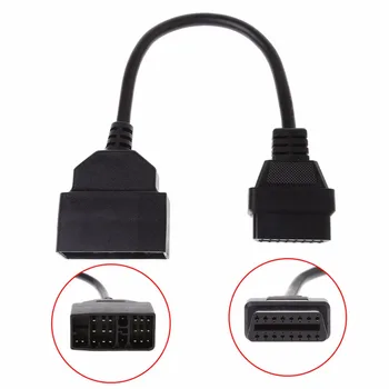 

New Arrival 20cm 22 Pin To 16 Pin Female OBD2 Cable Connector Adapter For Toyota Car Auto Diagnostic Tool