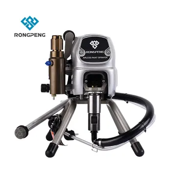 

Rongpeng Professional Electrical Airless Pump Paint Sprayer Machine R470 Brush DC Motor 900W 1.8L/Min Flow Rate