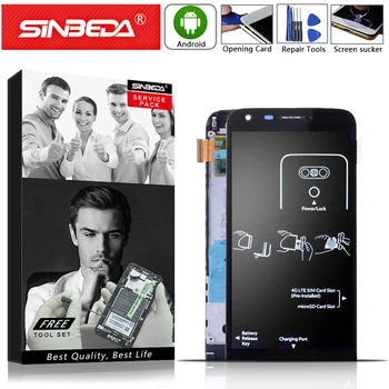

5.3"Sinbeda For LG G5 LCD Display Touch Screen with Frame Digitizer Assembly For LG G5 Display H850 H840 H830 H831 LS992 VS987 @