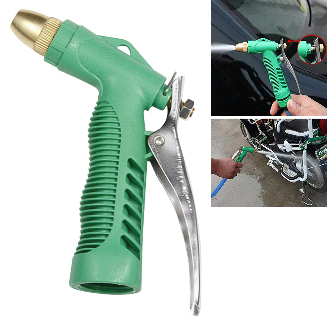 

1pcs Car Washing Gun Metal High Pressure Nozzle Watering Equipment Home Accessories