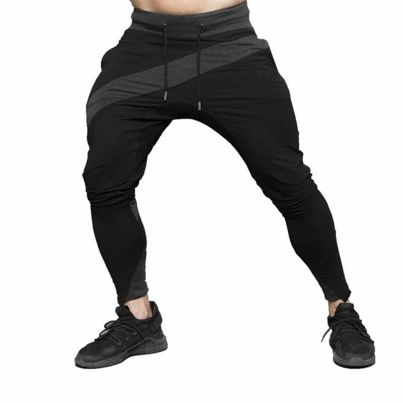 New sweatpants Men's solid workout bodybuilding clothing casual GYM ...