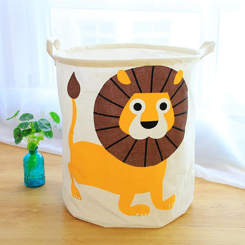 Creative Animal Handbag Baby Kids Waterproof Toy Clothes Canvas Laundry