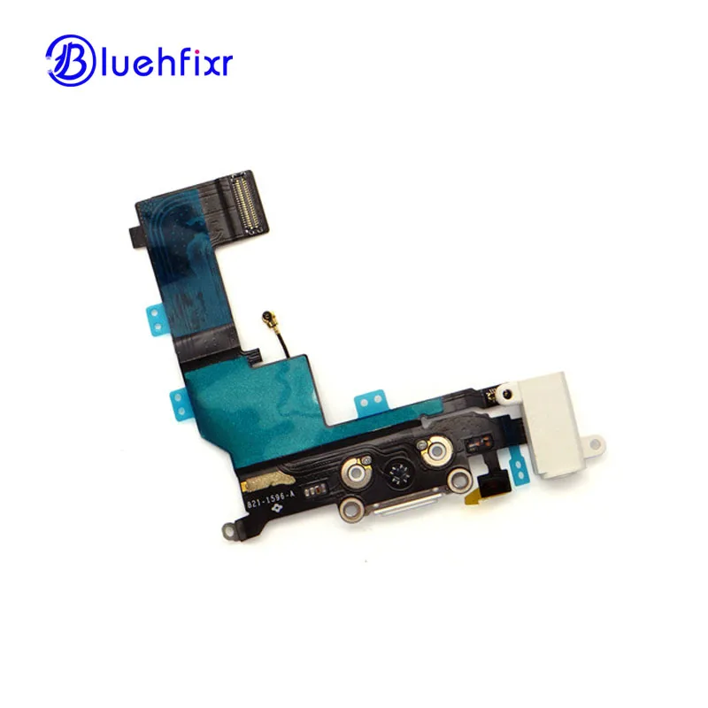 10 PCS LOT For iPhone 5S Charging Port Flex Cable Charger USB Dock Connector with Headphone Jack Mic Antenna Cable Replacement