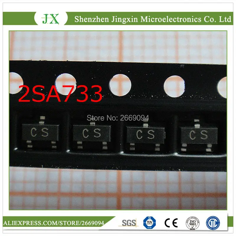 

2SA733 A733 CS 0.15A / 50V PNP SOT23 (1000pcs / lot)