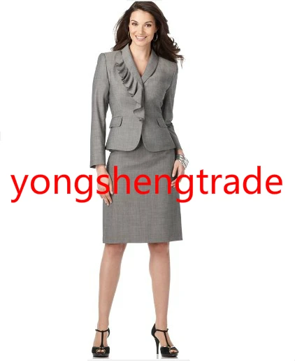 light grey colour suit ladies