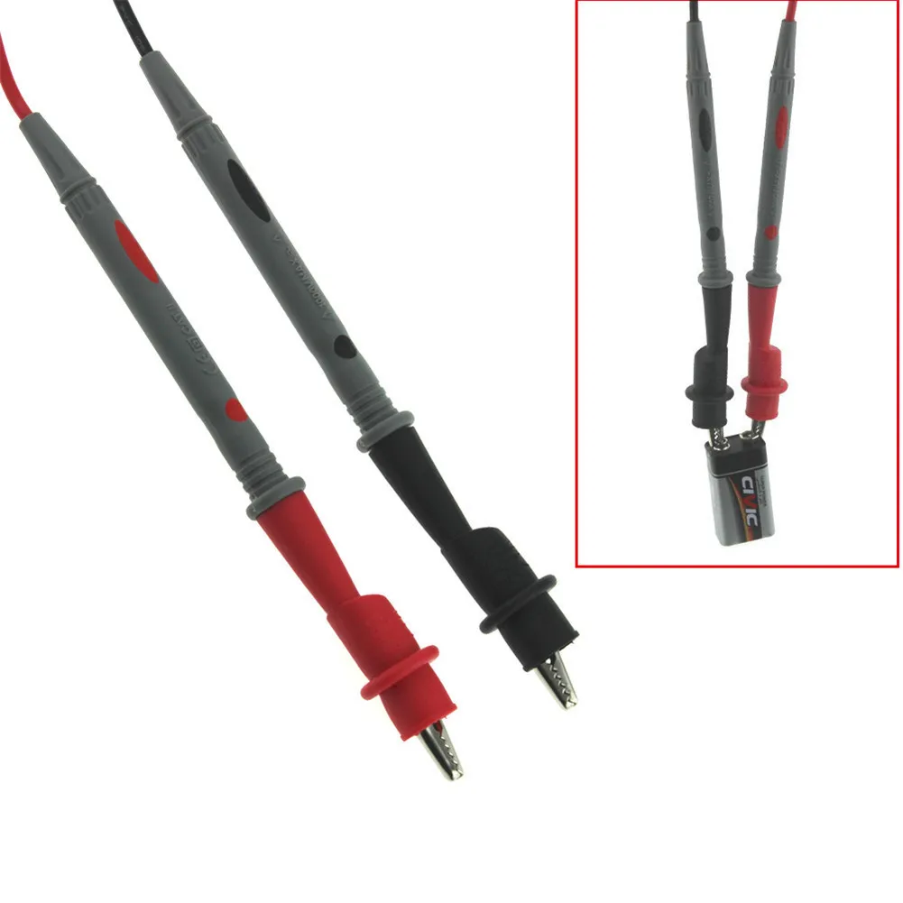 1000V 20A Пробник тестовый провод и зажимы типа «крокодил» зажим с 90 см кабель провод для многометрового теста er Цифровой мультиметр IC контакты
