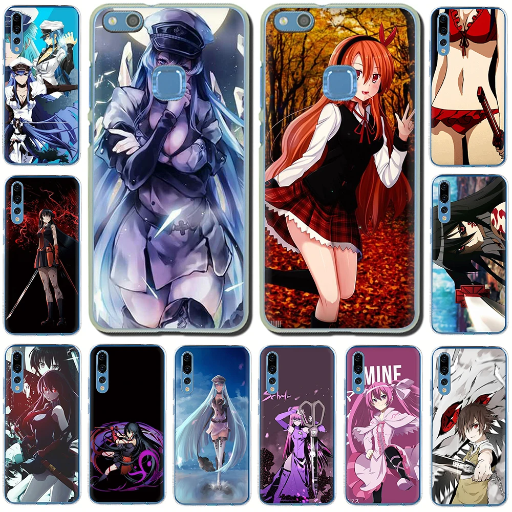 Жесткий чехол для телефона Akame Ga Kill Anime Huawei Honor 6A 7A 6C 7C 8C 7X 8X 9X 8 9 10 Lite Play 20 Pro |