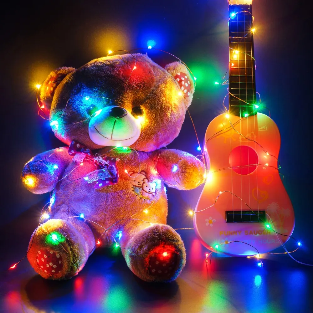 Chiclits 10m Garland Led String 5V USB Christmas light LED Copper Wire String Fairy Lights for Holiday Wedding indoor Lighting (24)