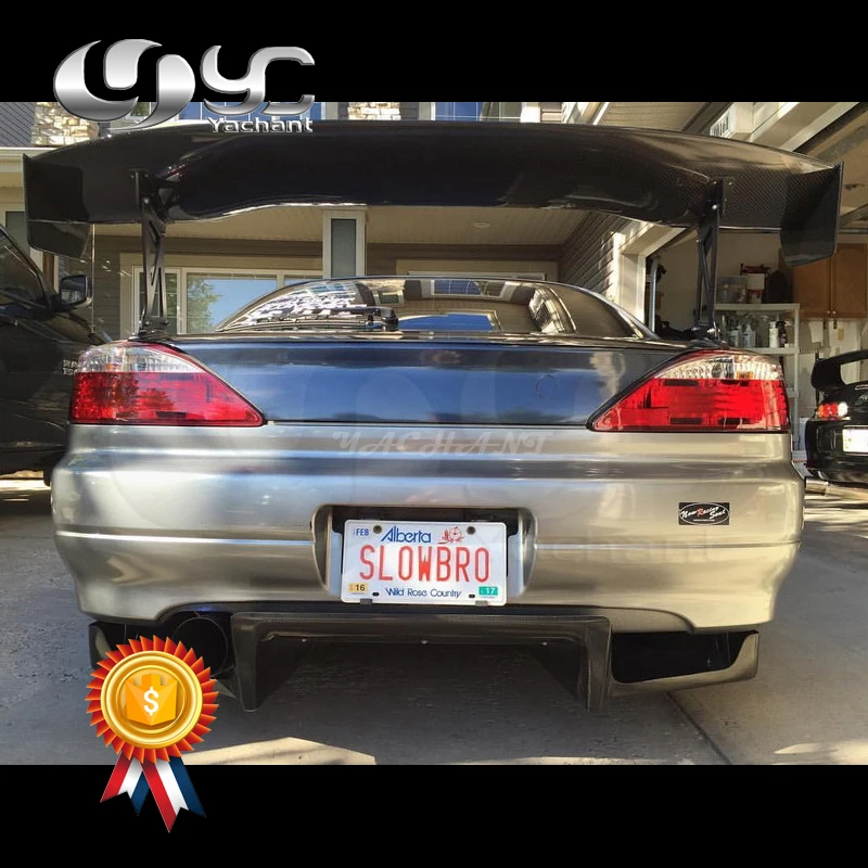 

Car-Styling FRP Fiber Glass Rear Under Diffuser Fit For 1999-2002 S15 Silvia First Moulding Style Rear Bar Diffuser