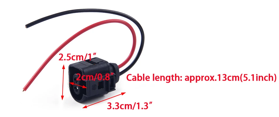 CITALL 2 Pin туман светильник вилка подключения косички разъем для Audi A6 Allroad Quattro VW Jetta Golf GTI MK4 Passat 1J0973722