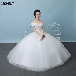 30% скидка 2019 Новое свадебное кружевное платье с длинным рукавом аристократическое Элегантное свадебное платье с принтом невесты