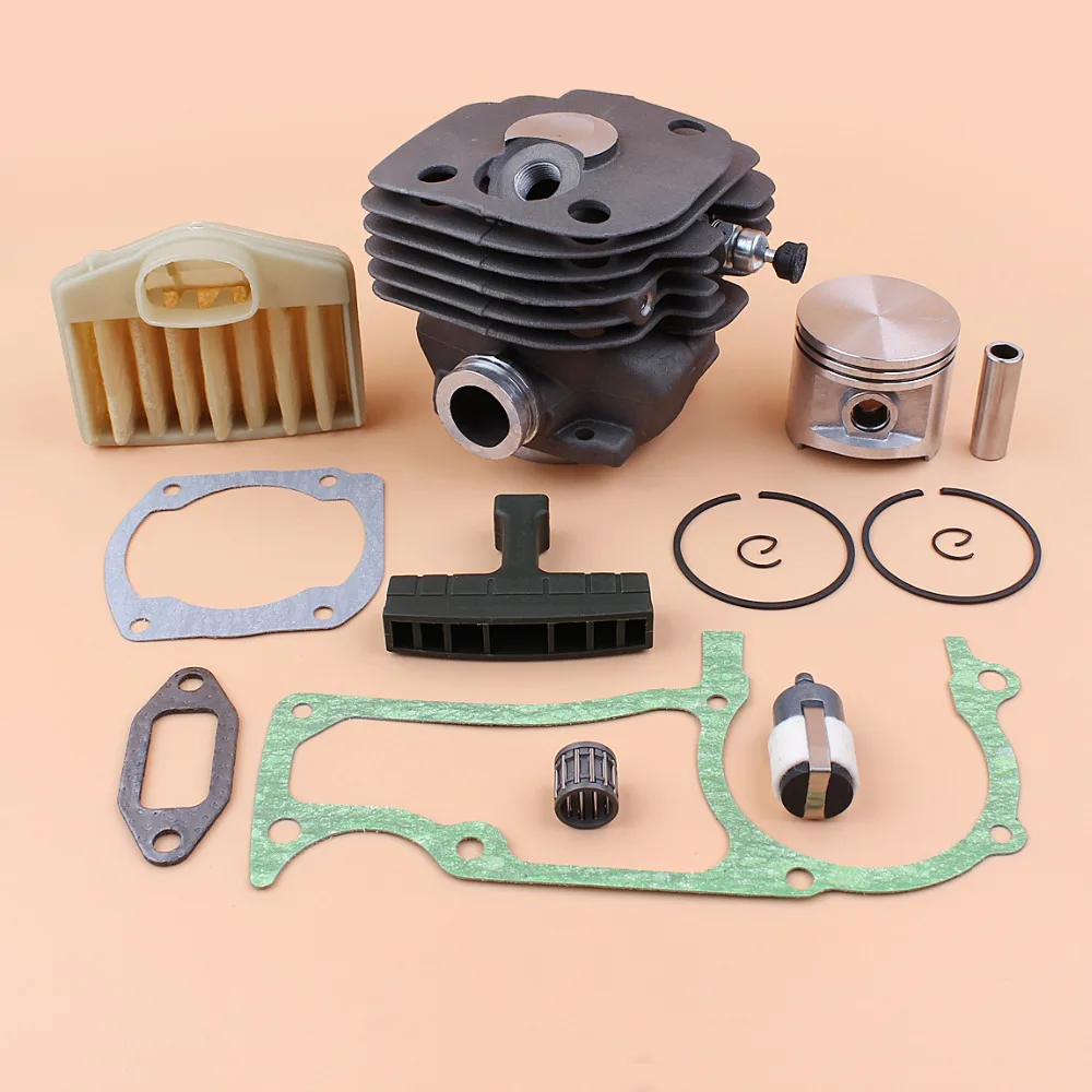 

NIKASIL 50mm Cylinder Piston Air Filter Decommpression Valve Kit For HUSQVARNA 365 371 372 362 Chainsaw Motor Engine Parts