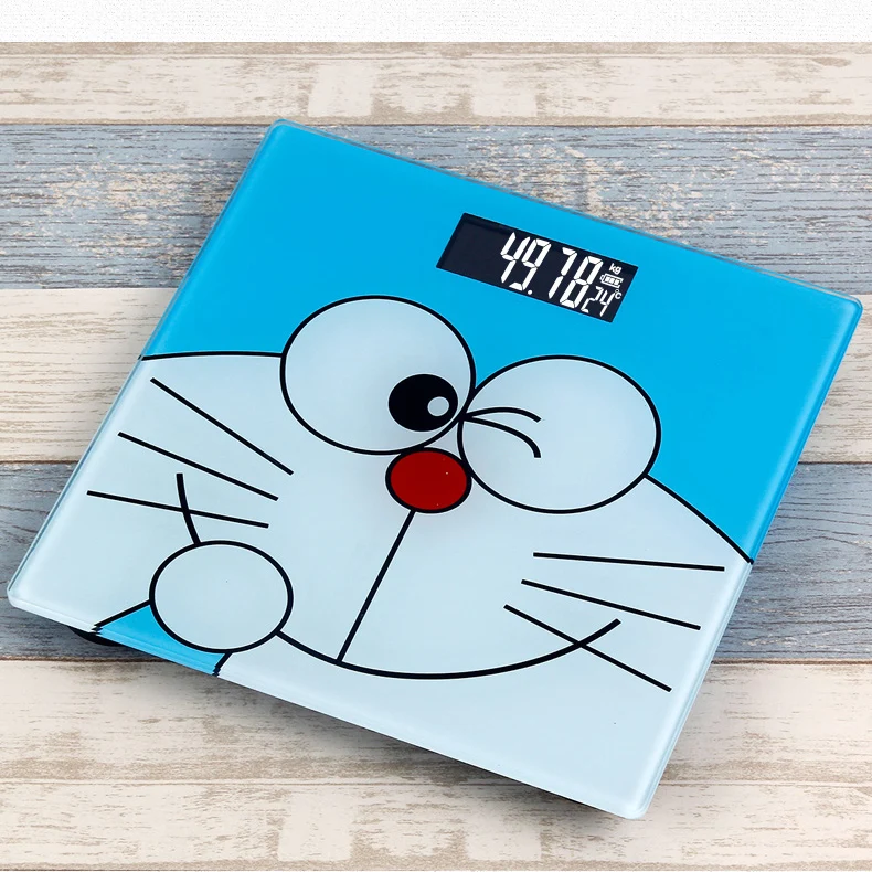 

Weight scale Doraemon floor scale bathroom balance electronic scale display intelligent weighing household scale 019