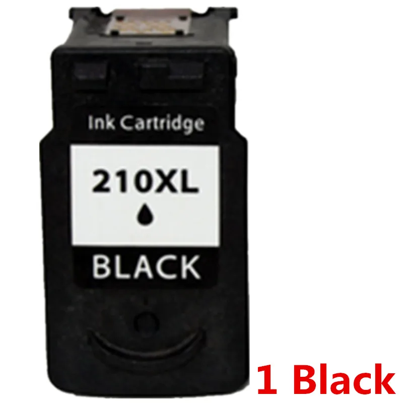 Восстановленные картриджи для Canon PG-210 XL PG-210XL PG 210 PG210 Pixma MP495 MX320 MX330 MX340 MX350 MX410 MX420 - Цвет: 1 Black