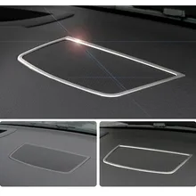 Stainless Steel horn ring frame cover trim for BMW X5 E70 X6 E71 2009 13 font