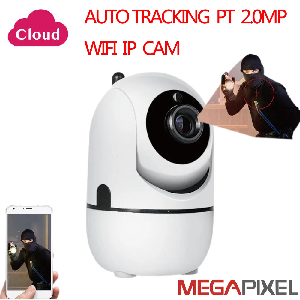 

Megapixel 1080p wifi wireless auto tracking cctv video surveillance security ip camera babay monitor two-way voice camcorder app