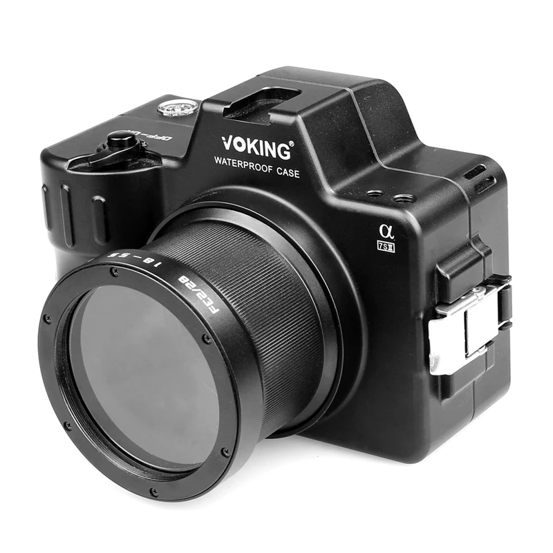 

VOKING Aluminum 100m 325ft Waterproof Case  Underwater Housing for SONY a7S II