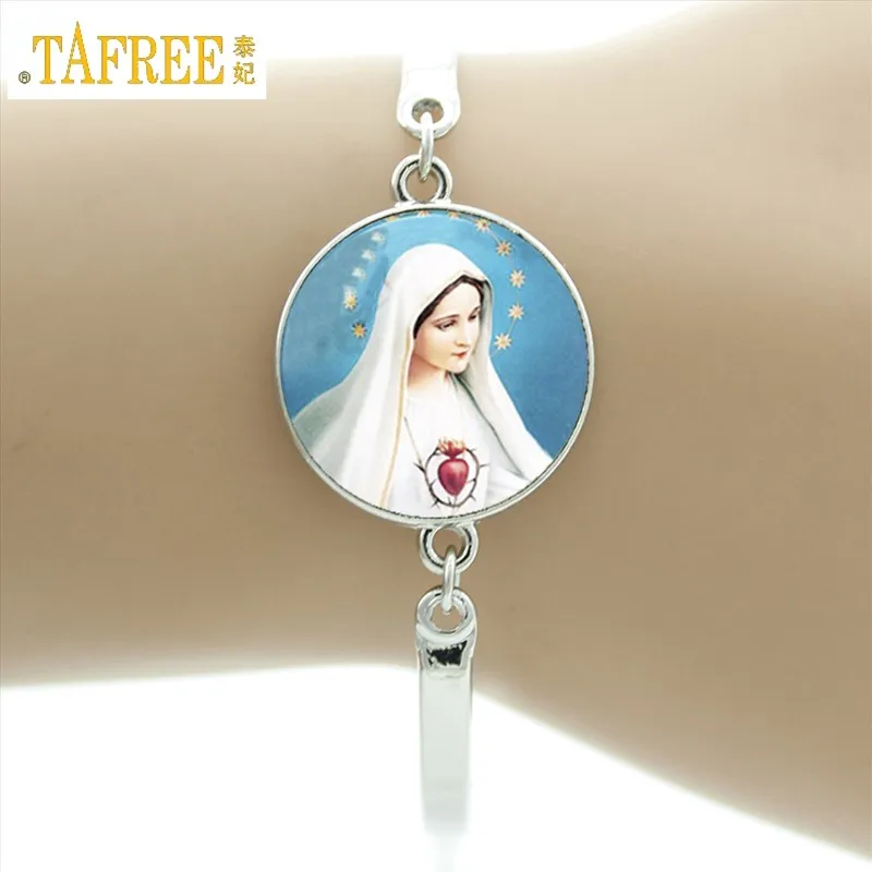 Браслет TAFREE с изображением Богородицы Марии|charm bangle|bangle charmladies bangles |