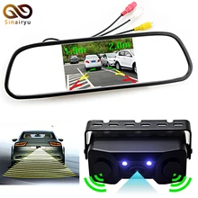 Sinairyu 3in1 Video Parking Assistance Sensor Backup Radar With Rear View font b Camera b font