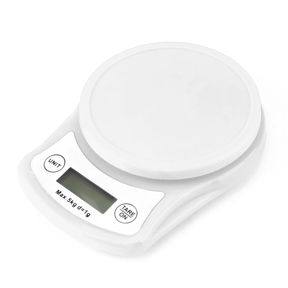 Three Colors Modern & Lightweight Design Electronic Kitchen Scale with