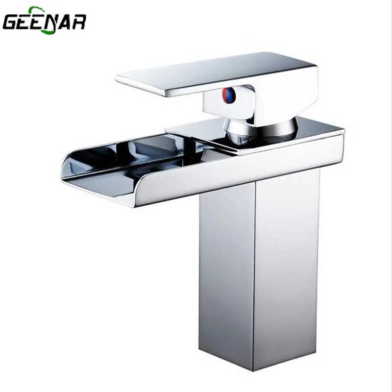 Waterfall Faucet Hot Outlet Basin Faucet Direct All Copper