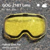 COPOZZ Magnetic Ski Goggles with 2s Quick-Change Lens and Case Set UV400 Protection Anti-Fog Snowboard Ski Glasses for Men Women 5