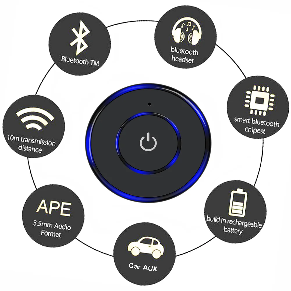 Комплект беспроводной связи bluetooth для автомобиля музыкальный приемник Hands free 3 5