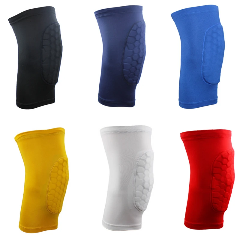 Prix pour 1 pc Basket Nid D'abeilles Knee Pad Soutien Vélo Volley-Ball Genou Protecteur Élastique Sport Brace Genouillère Bandage Équipement De Protection Prix pour 1 pc Basket Nid D'abeilles Knee Pad Soutien Vélo Volley-Ball Genou Protecteur Élastique Sport Brace Genouillère Bandage Équipement De Protection