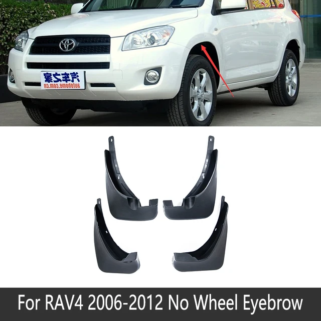 Hbzxqp 4-Piece Mud Flap Set For Toyota RAV4 (2006-2013) - No Drill Splash Guards - View #8