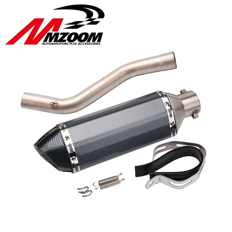 51mm universal Motorcycle Modified Exhaust pipe Muffler +exhaust