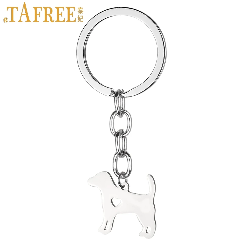 TAFREE 2017 модная собака животное брелок из нержавеющей стали UK Beagle для мужчин женщин