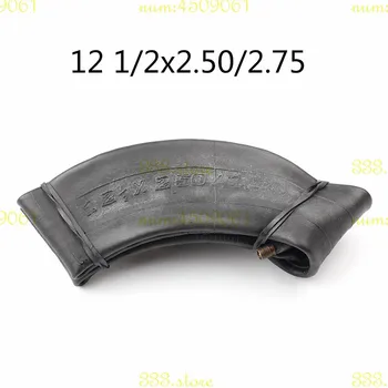 

2pcs 12 1/2X2.50 2.75"butyl inner tube pocket Bike Scooter Moped 49CC Rear/front Tire Innertube 12 1/2X2.50/2.75