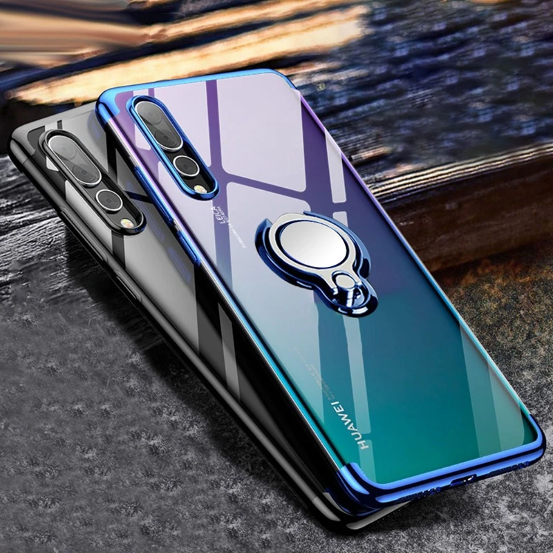 Чехол подставка с кольцом на палец для Huawei P20 Pro lite Honor 9 8X 360 магнитный держатель