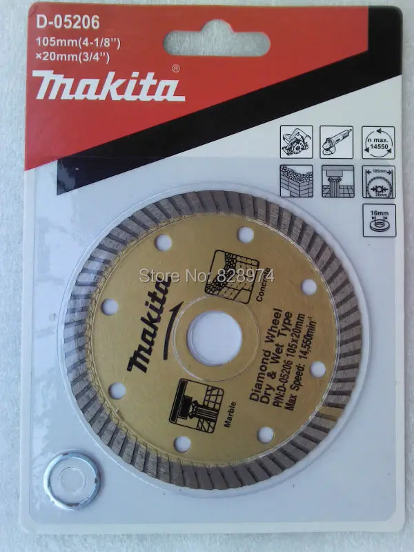 Free Shipping Makita Diamond Cutting Disc For Marble/Concrete, Cutting