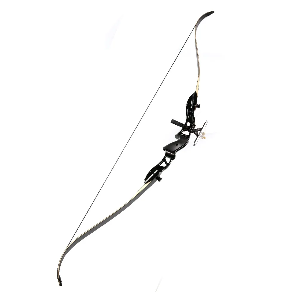 

Left-handed Recurve bow Black solid 22-34lbs Hunting long bow Archery Target Competition Takedown bow only for lefty mancinism