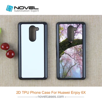 

2017 New Arrival 2D Soft TPU Sublimation Mobilephone case for Huawei enjoy 6X
