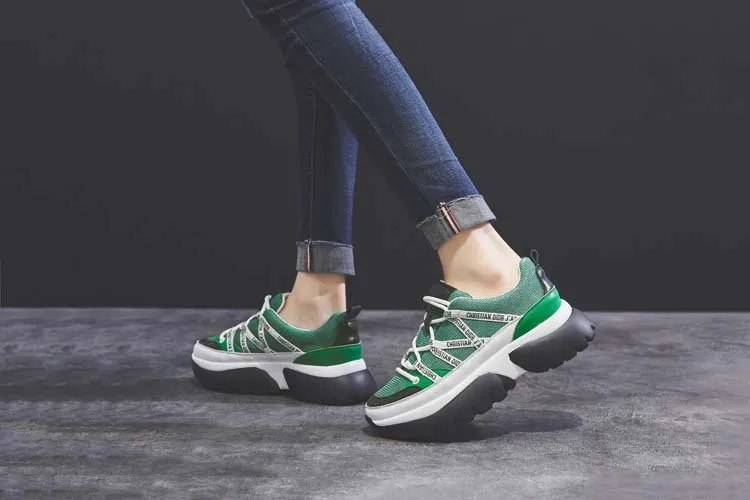 White Shoes Women Casual Sneakers Platform Fashion Brand zapatillas mujer Spring New chaussures femme Ladies footware B