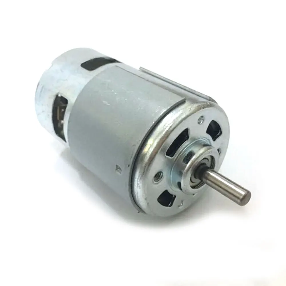 

DC Electric 12V 24V 775 motor for drill High speed Large torque ball bearing tools Round Shaft