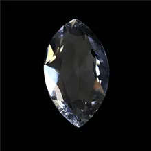 85 шт./партия 50 мм прозрачная цветная хрустальная люстра Висячие Подвески Кристалл одно отверстие