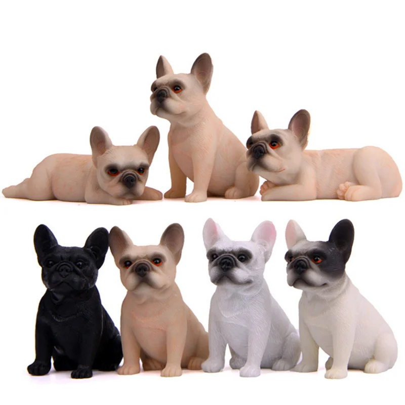 

1 pcs new Cute pets Shiba Inu Haski Chartreux Chartreux Persian cat Afghan Hound corgi Figurine Model Decoration figure Toy