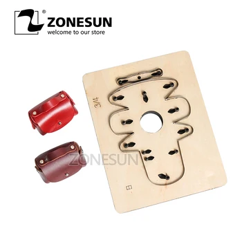 

ZONESUN AHS leather cutting die Customized handbag shape knife coin holder cutting die bag pendant wallet cut mold DIY punching