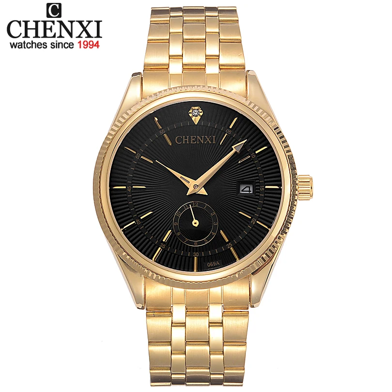 Prix pour CHENXI Montre En Or Hommes Montres Top Marque De Luxe Célèbre Montre-Bracelet Homme Horloge D'or Quartz Montre-Bracelet Calendrier Relogio Masculino Prix pour CHENXI Montre En Or Hommes Montres Top Marque De Luxe Célèbre Montre-Bracelet Homme Horloge D'or Quartz Montre-Bracelet Calendrier Relogio Masculino