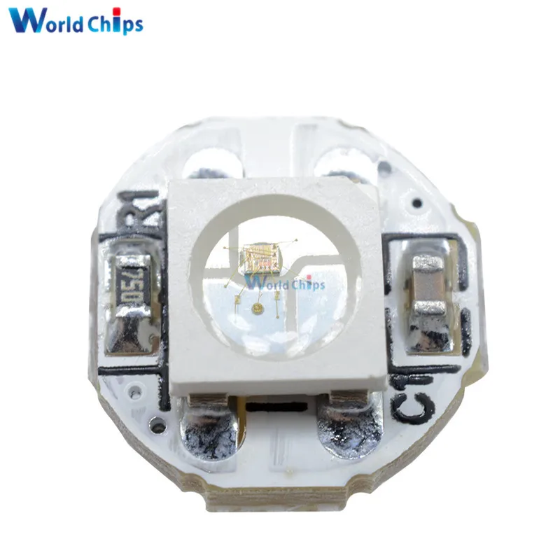 Led digital tube display 10Pcs DC 5V 3MM x 10MM WS2812B SMD RGB LED Mini PCB Board 5050 Chip Built-in IC-WS2812 Top Quality