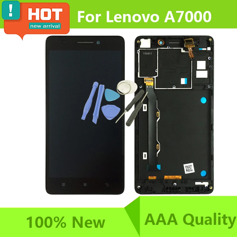 100 Test warranty Replacement For Lenovo A7000 LCD Display Screen With